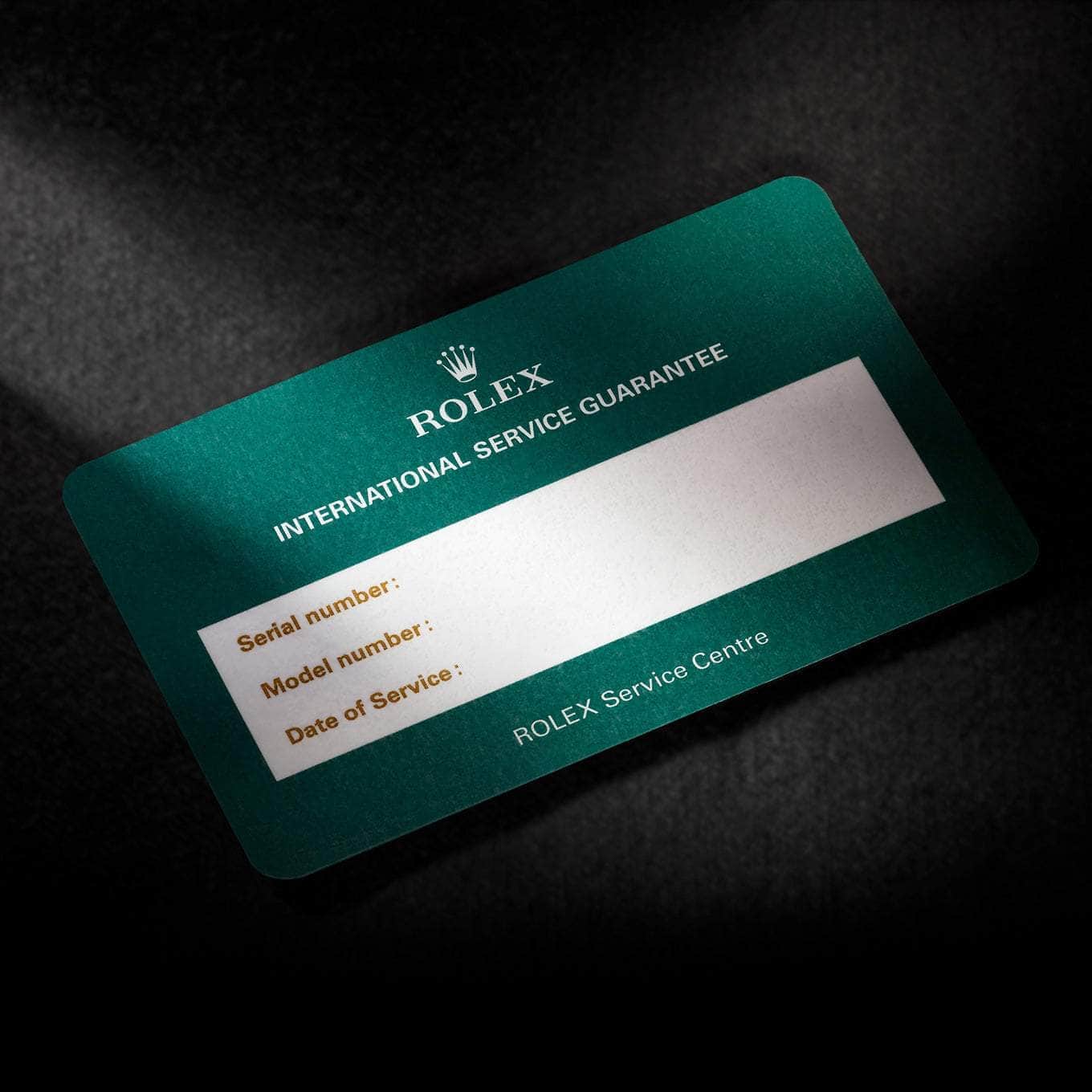 Emson Haig | Rolex Two Year Service Guarantee