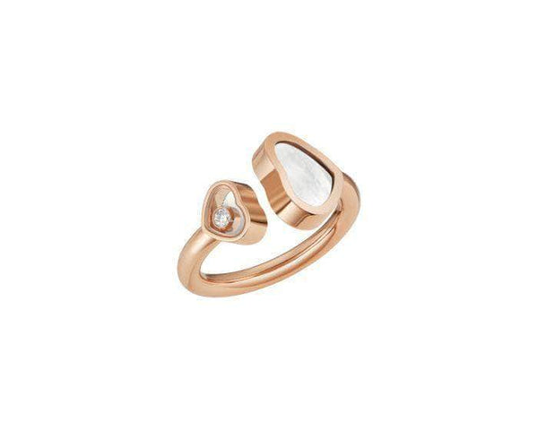 Chopard Ring Chopard 18ct Rose Gold Happy Heart Ring 829482-5310
