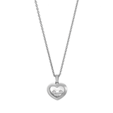 Chopard Necklace Chopard 18ct White Gold Happy Diamonds Necklace 79A611-1001