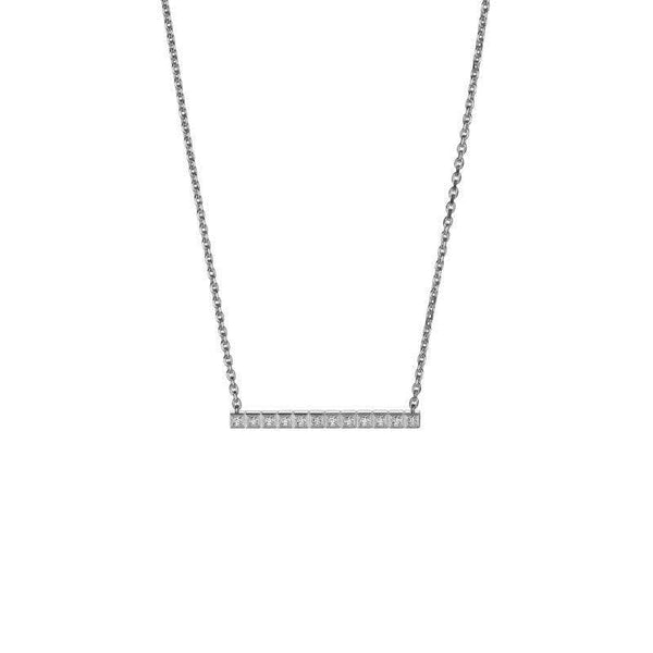 Chopard Necklace Chopard 18ct White Gold Ice Cube Necklace 817702-1003
