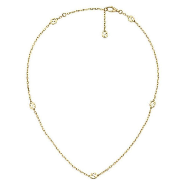 Gucci Necklace Gucci 18ct Yellow Gold GG Necklace YBB62990100100U