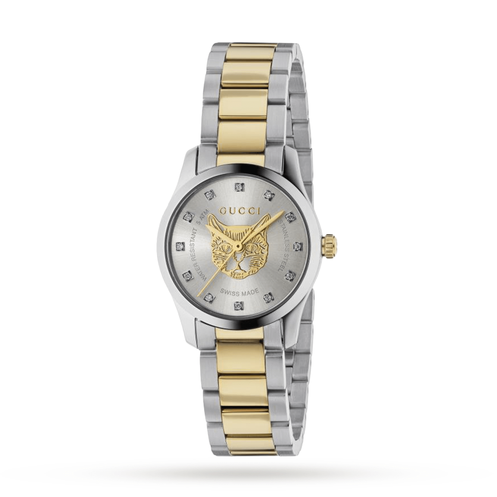 Gucci women's sales silver watches