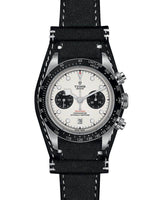 Tudor Watch Tudor Black Bay Chrono 41MM White Dial Leather Strap M79360N-0006 M79360N-0006