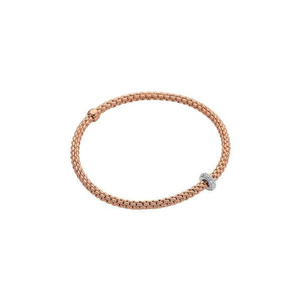 FOPE Bracelets 18CT ROSE GOLD FLEX`IT 0.18CT PRIMA DIAMOND BRACEELT 74508BX_BB_R_XBX_00M