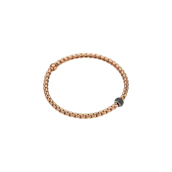 FOPE Bracelets 18CT ROSE GOLD FLEX`IT EKA 0.20CT DIAMOND BRACELET 73301BX_PN_R_X1X_0XL