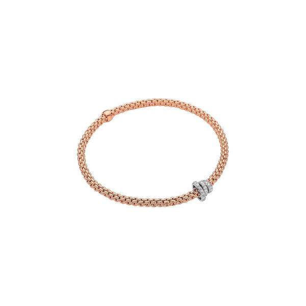 FOPE Bracelets 18CT ROSE GOLD FLEX`IT PRINA 0.31CT DIAMOND BRACELET 74408BX_PB_R_BBB_00L