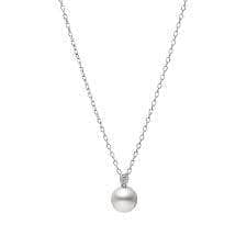 Mikimoto Neckalces 18CT WHITE GOLD PEARL PENDANT PP20591DW