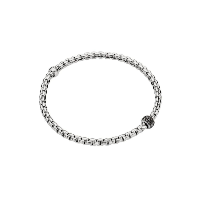 FOPE Bracelets 18CT WHITE GOLD 0.20CT FLEX`IT EKA DIAMOND BRACELET 73301BX_PN_B_X1X_00L