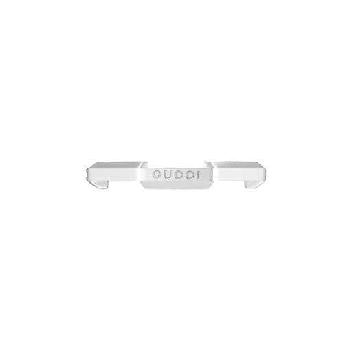 Gucci Ring Gucci 18ct White Gold Linked To Love Ring YBC662140001013
