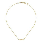 Gucci Necklaces GUCCI 18CT YELLOW GOLD LINKED TO LOVE BAR NECKLACE YBB66210800100U
