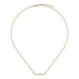 Gucci Necklaces GUCCI 18CT YELLOW GOLD LINKED TO LOVE BAR NECKLACE YBB66210800100U