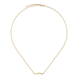 Gucci Necklaces GUCCI 18CT YELLOW GOLD LINKED TO LOVE BAR NECKLACE YBB66210800100U