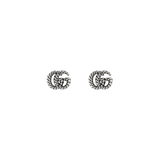Gucci Earrings Gucci GG Aged Silver Stud Earrings YBD62775500100U