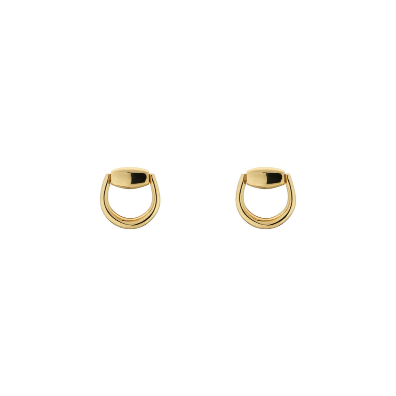 Gucci Earrings GUCCI HORSEBIT 18CT YELLOW GOLD EARRINGS YBD80009800100U