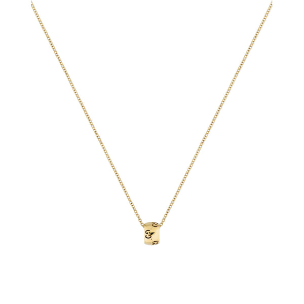 Gucci Necklaces GUCCI ICON 18CT YELLOW GOLD NECKLACE YBB80436800100U