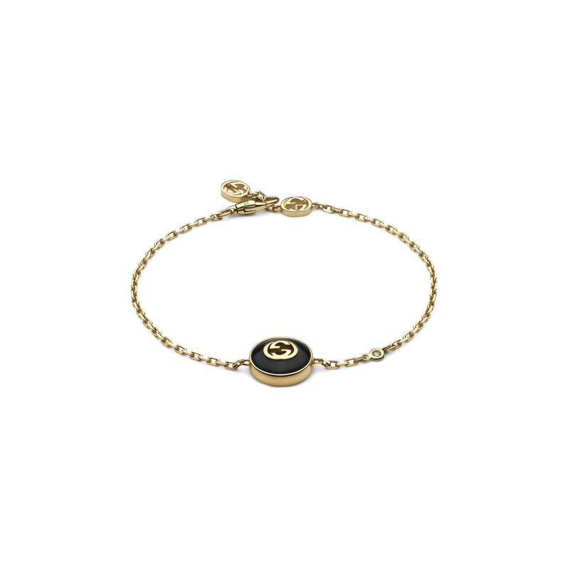 Gucci Bracelets GUCCI INTERLOCKING 18CT YELLOW GOLD BRACELET YBA786556001017