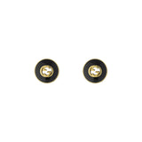 Gucci Earrings GUCCI INTERLOCKING 18CT YELLOW GOLD STUD EARRINGS YBD78655400100U