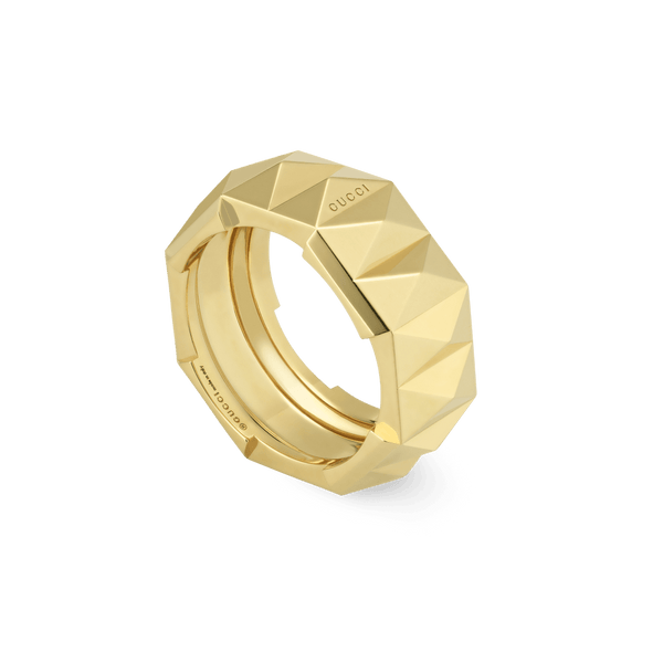Gucci Ring GUCCI LINKED TO LOVE 18CT YELLOW GOLD 9MM RING