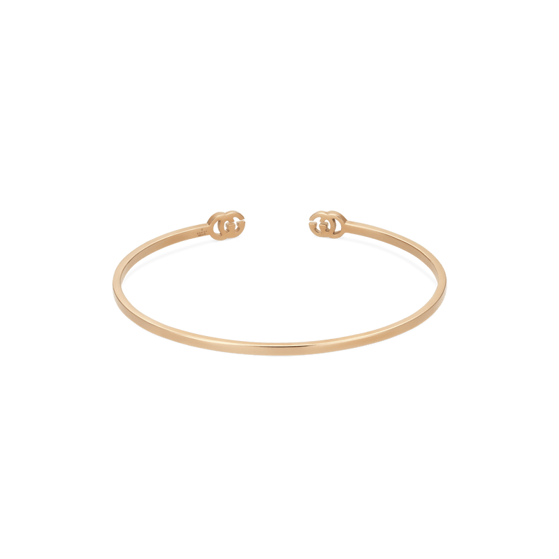 Gucci Bracelets GUCCI RUNNING G 18CT ROSE GOLD BANGLE YBA481663002017