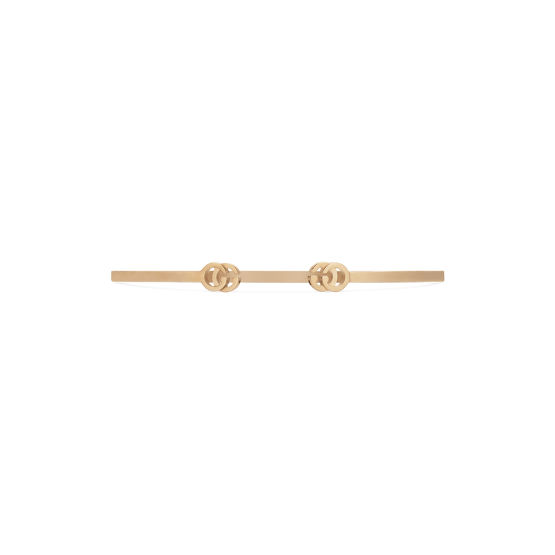 Gucci Bracelets GUCCI RUNNING G 18CT ROSE GOLD BANGLE YBA481663002017