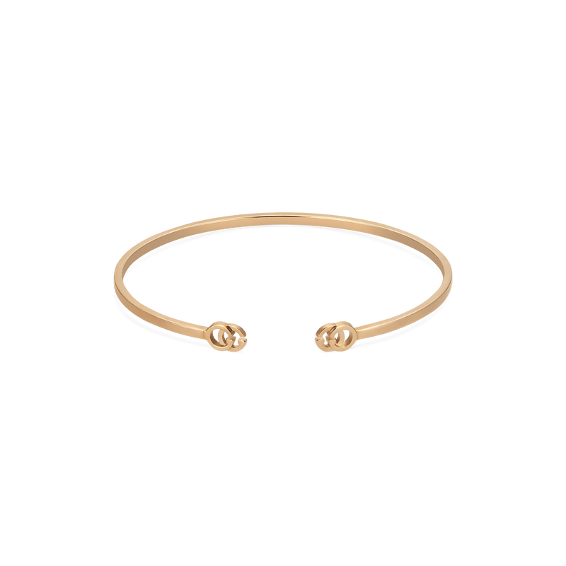 Gucci Bracelets GUCCI RUNNING G 18CT ROSE GOLD BANGLE YBA481663002017