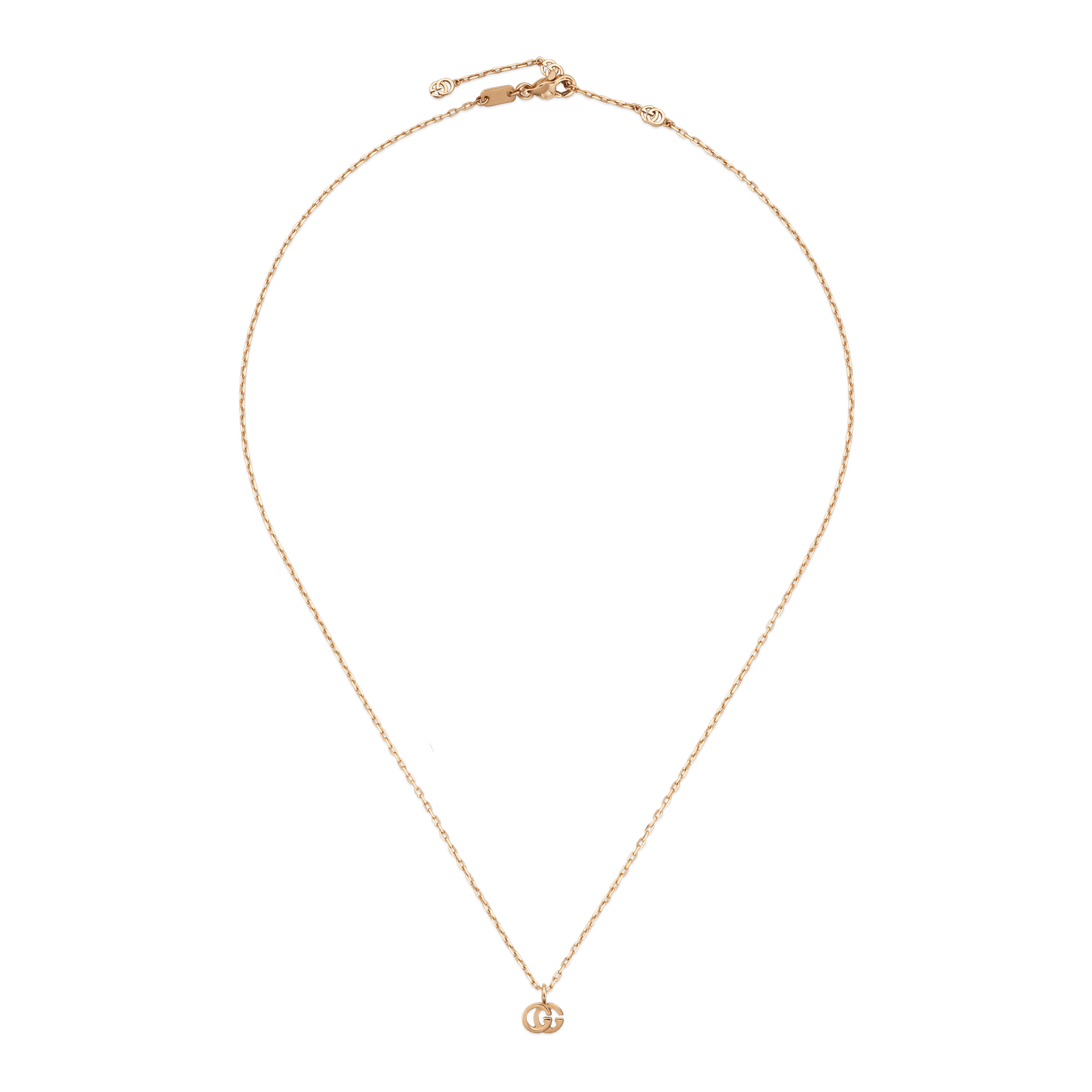 GUCCI GG RUNNING 18CT ROSE GOLD NECKLACE – Emson Haig