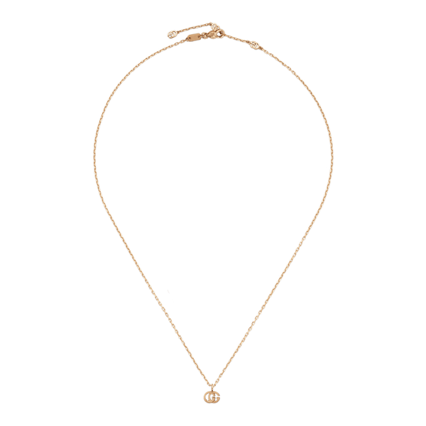 Gucci Necklaces GUCCI RUNNING G 18CT ROSE GOLD NECKLACE YBB68711800100U