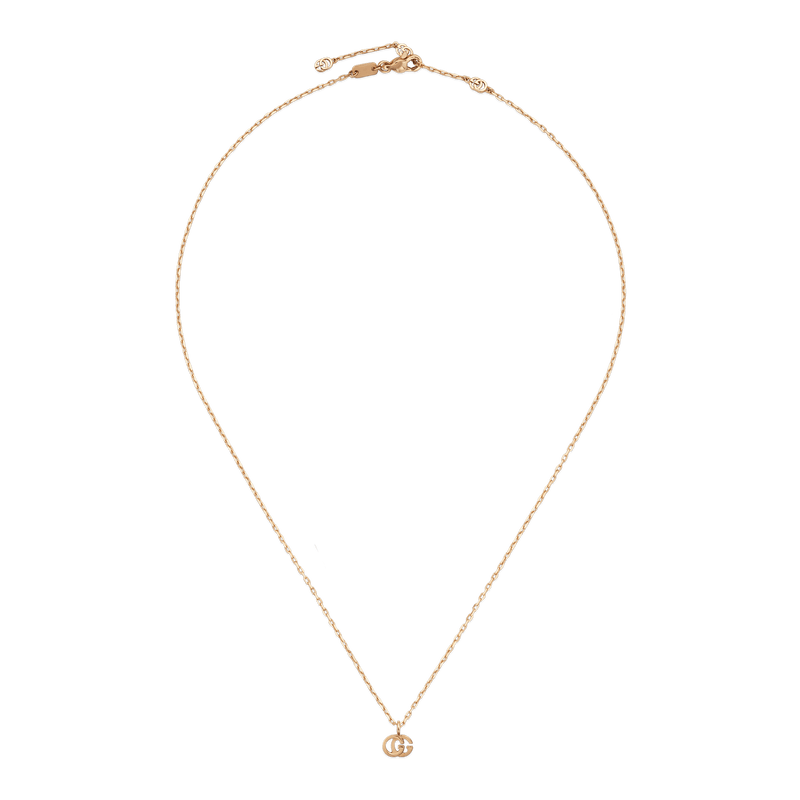 Gucci Necklaces GUCCI RUNNING G 18CT ROSE GOLD NECKLACE YBB68711800100U