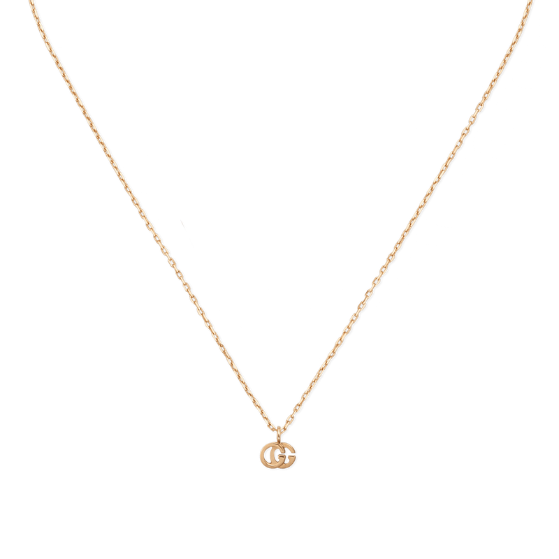 Gucci Necklaces GUCCI RUNNING G 18CT ROSE GOLD NECKLACE YBB68711800100U