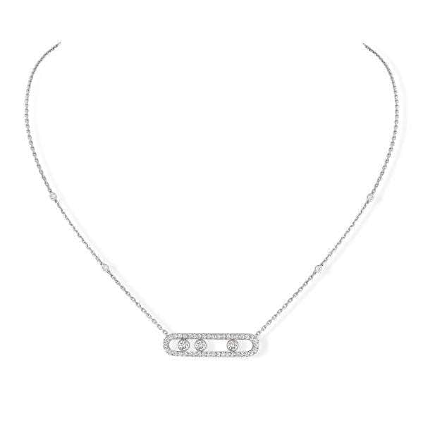 Messika Neckalces Messika Move pavé Necklace 03994-WG