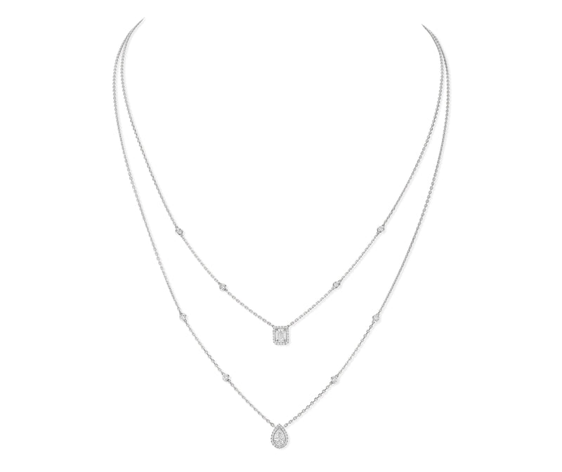 Messika Messika My Twin 2 rows 0.76ct Necklace 06506-WG