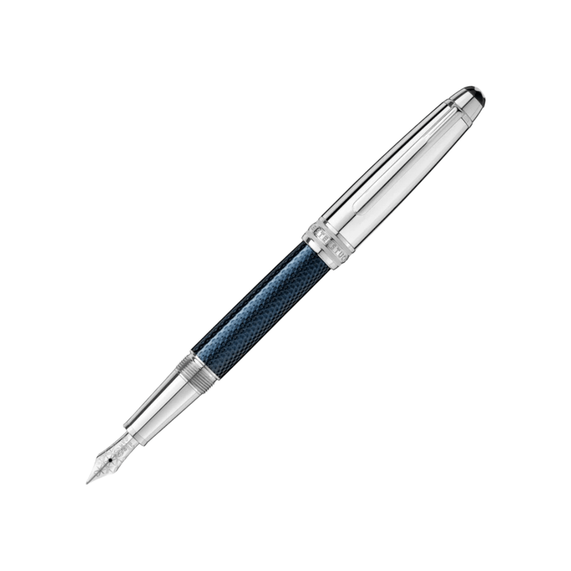 Montblanc Pen Mont Blanc Solitaire Doue Blue Hour Classique Fountain Pen 112893