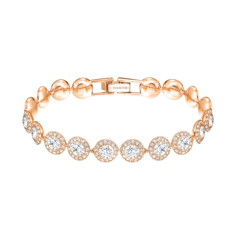 Swarovski Bracelet Swarovski Angelic Bracelet White Rose-gold tone plated 5240513