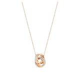 Swarovski Necklace Swarovski Further Pendant White Rose-gold tone plated 5240525