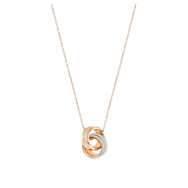Swarovski Necklace Swarovski Further Pendant White Rose-gold tone plated 5240525