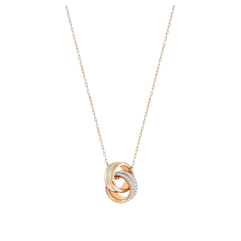 Swarovski Necklace Swarovski Further Pendant White Rose-gold tone plated 5240525