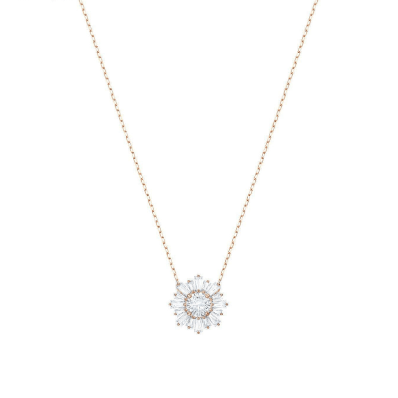 Swarovski Necklace Swarovski Sunshine Pendant White Rose-gold tone plated 5451376