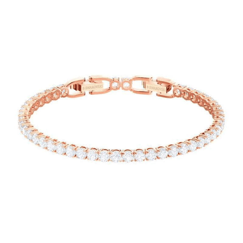 Swarovski Bracelet Swarovski Tennis Bracelet, White, Rose-gold tone plated 5464948