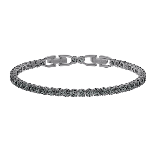 Swarovski Bracelet Swarovski Tennis Deluxe Bracelet Gray Ruthenium plated 5514655