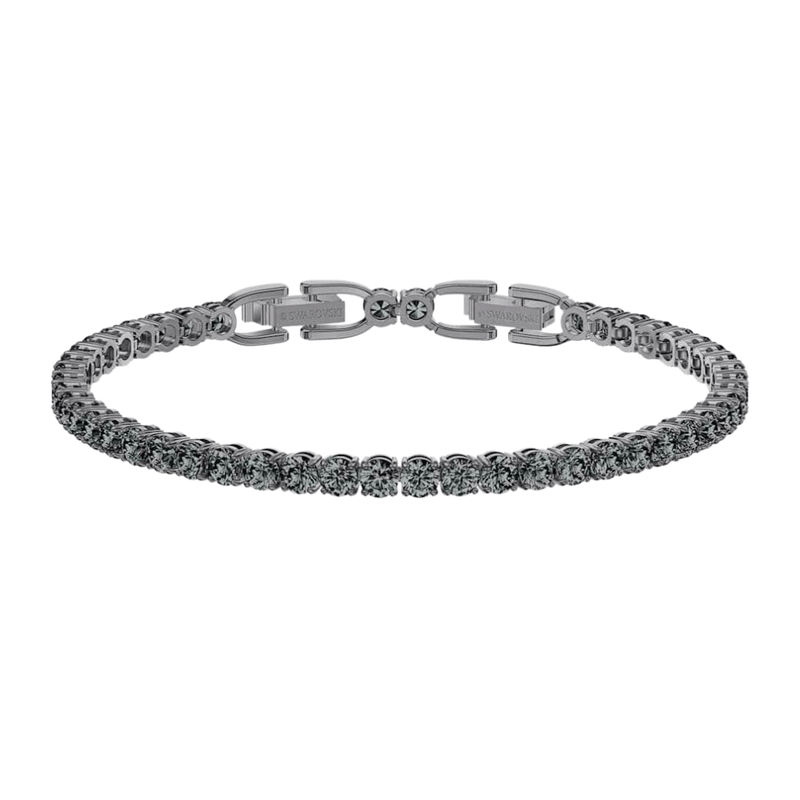 Swarovski Bracelet Swarovski Tennis Deluxe Bracelet Gray Ruthenium plated 5514655