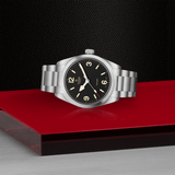 Tudor Watch TUDOR RANGER 36MM STEEL CASE BLACK DIAL STEEL BRACELET M79930-0001