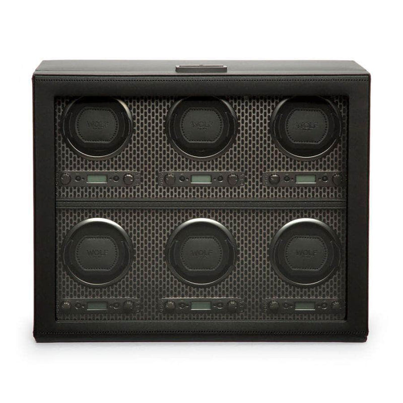 Wolf Accessories Wolf Axis 6 Piece Watch Winder 469603