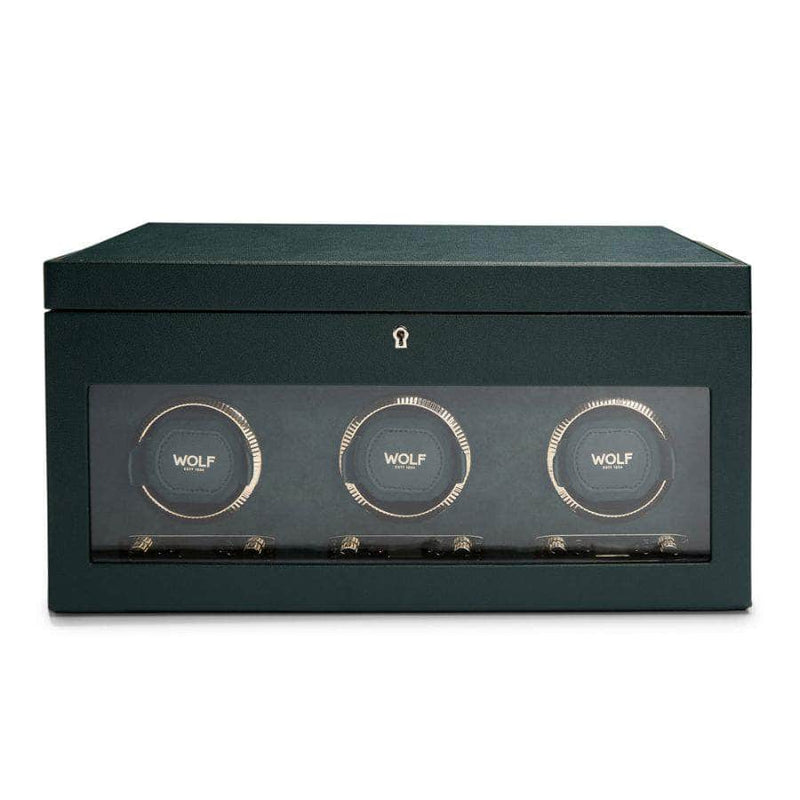 Wolf Accessories Wolf British Racing Triple Watch Winder 792341