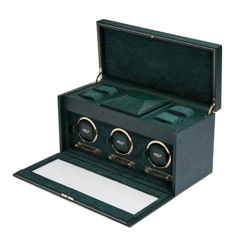 Wolf Accessories Wolf British Racing Triple Watch Winder 792341