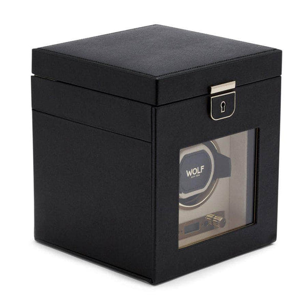 Wolf Accessories Wolf Palermo Single Watch Winder With Storage 213702