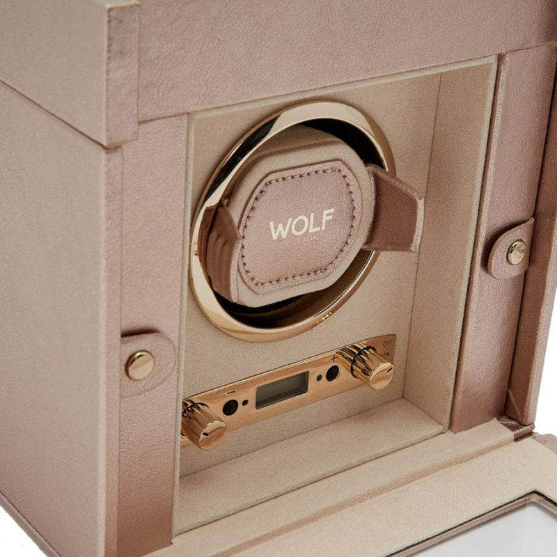 Wolf Accessories Wolf Palermo Single Watch Winder With Storage 213716