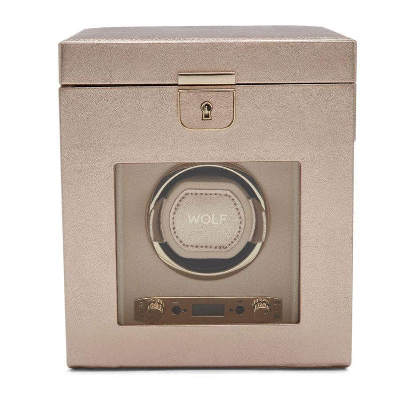 Wolf Accessories Wolf Palermo Single Watch Winder With Storage 213716