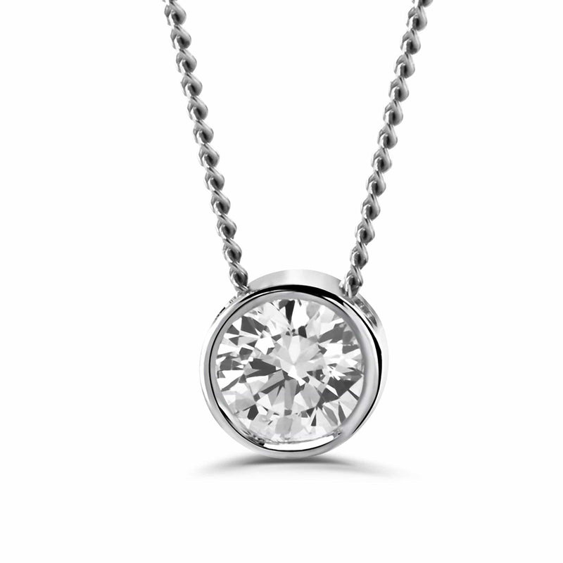 Brown & Newirth Pendant Brown & Newirth Chloe Diamond Solitaire Pendant 0.15CT | 18CT White Gold Claw