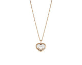 Chopard Necklace Chopard 18ct Rose Gold Happy Diamonds Necklace 79A038-1201