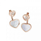 Chopard Earrings Chopard 18ct Rose Gold Mother Of Pearl Earrings 83A082-5301